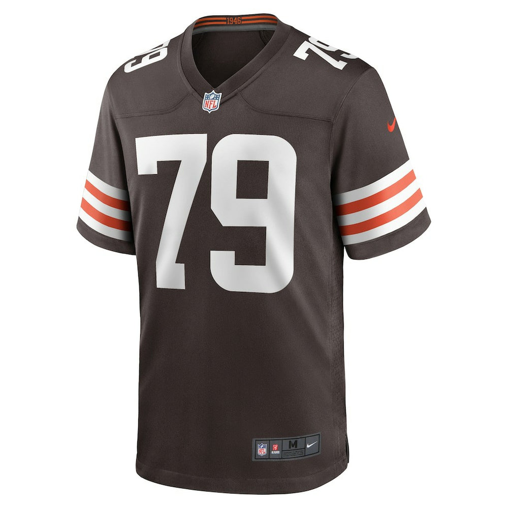 Dawand Jones Cleveland Browns Team Game Jersey - Brown discount