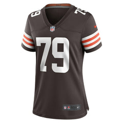 Dawand Jones Cleveland Browns Women's Team Game Jersey - Brown outlet