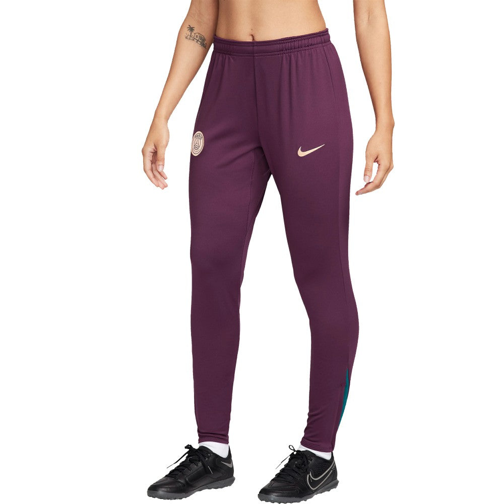 Paris Saint-Germain Women's 2024/25 Strike Performance Pants - Burgundy for sale