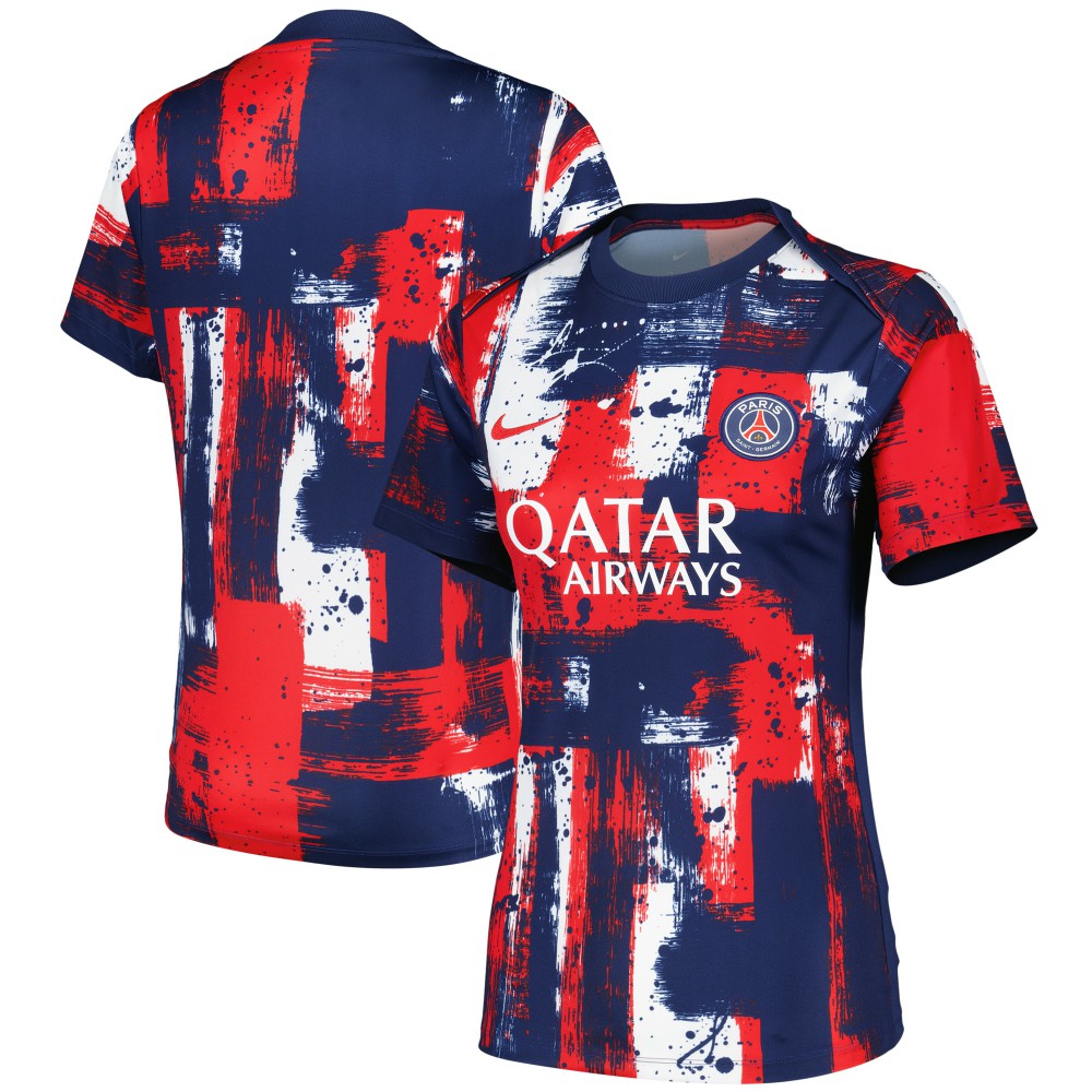 Paris Saint-Germain Women's 2024/25 Home Academy Pro Pre-Match Top - Navy online