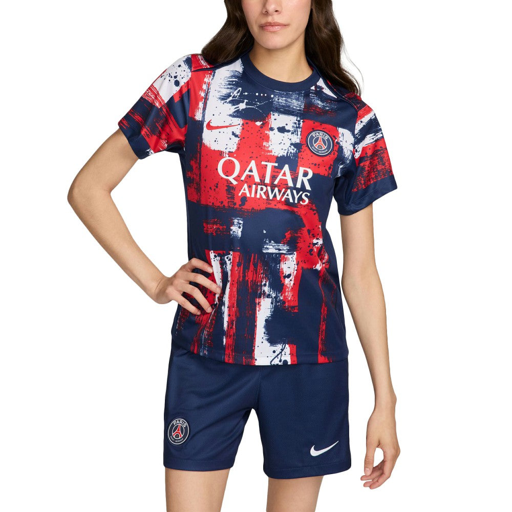 Paris Saint-Germain Women's 2024/25 Home Academy Pro Pre-Match Top - Navy online