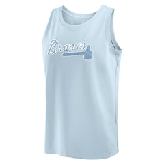 Atlanta Braves Elements Tank Top Light Blue