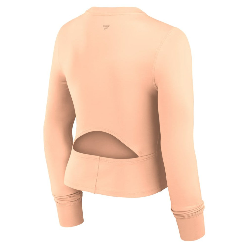 San Francisco Giants Women's Studio Fitted Long Sleeve Gym Top  Pink