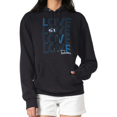 Colorado Avalanche G-III 4Her by Carl Banks Women's Hockey Love Fleece Pullover Hoodie - Black Hoodies