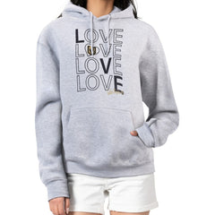 Vegas Golden Knights G-III 4Her by Carl Banks Women's Hockey Love Fleece Pullover Hoodie - Gray Hoodies