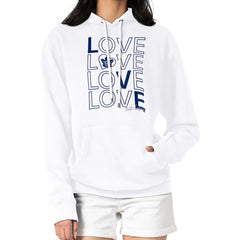 Toronto Maple Leafs G-III 4Her by Carl Banks Women's Hockey Love Fleece Pullover Hoodie - White Hoodies