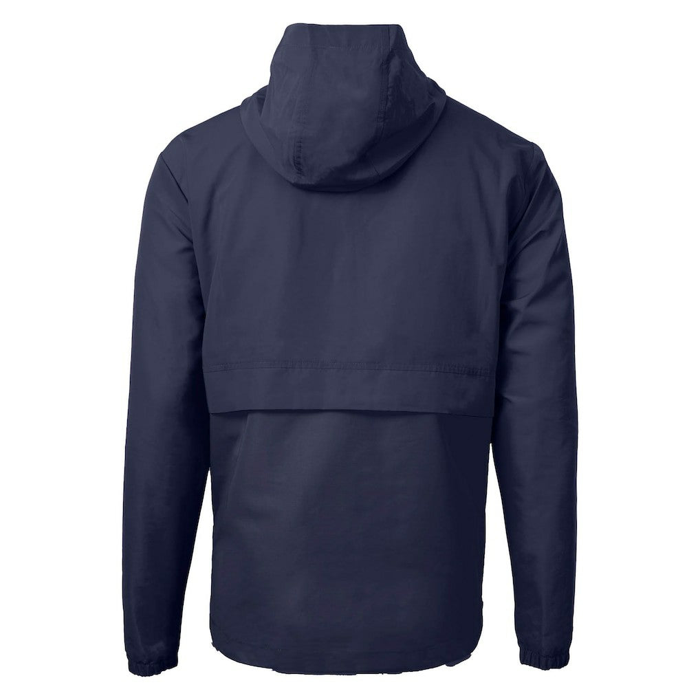 Miami Dolphins Cutter & Buck Charter Eco Recycled Anorak Half-Zip Jacket - Blue sale