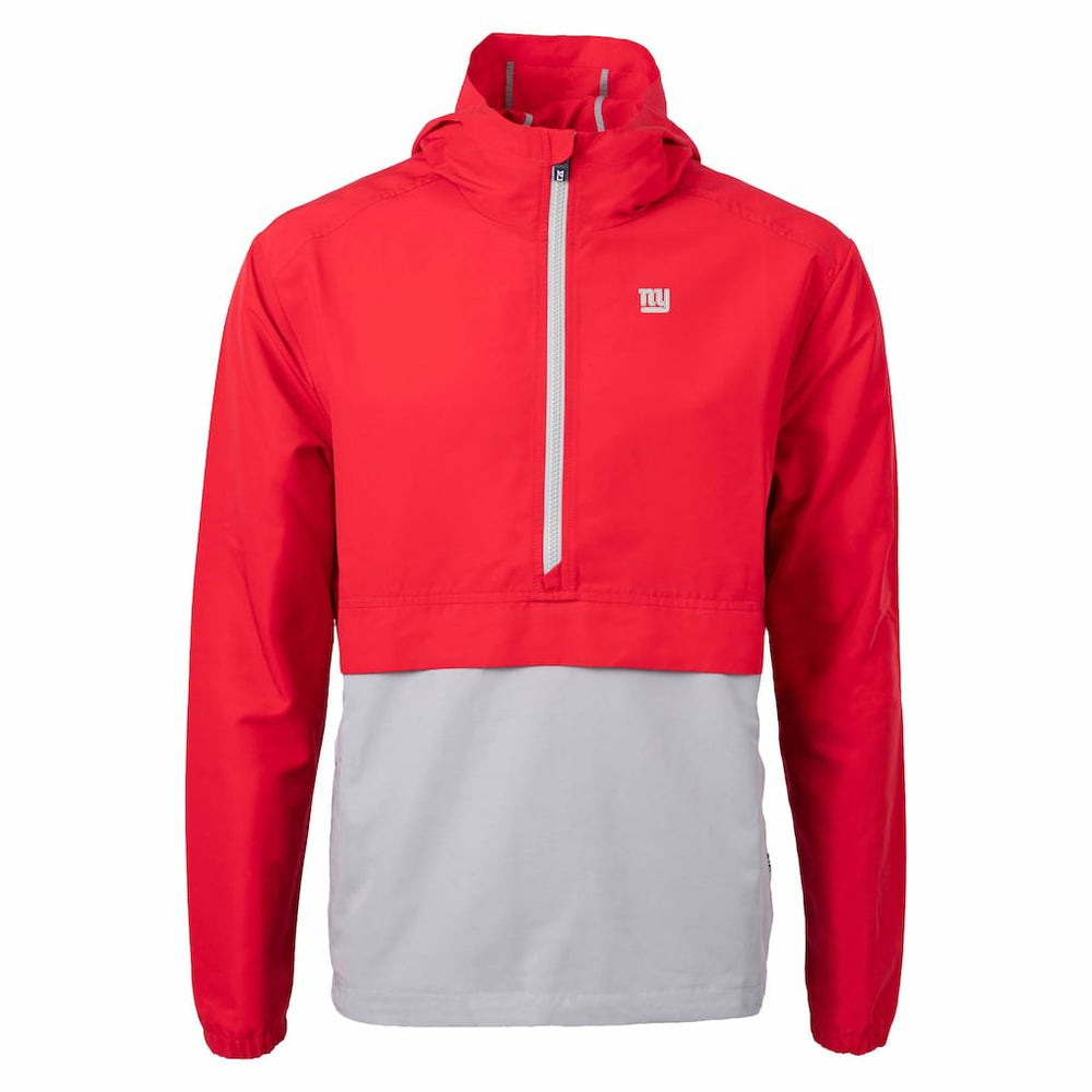 New York Giants Cutter & Buck Charter Eco Recycled Anorak Half-Zip Jacket - Red discount