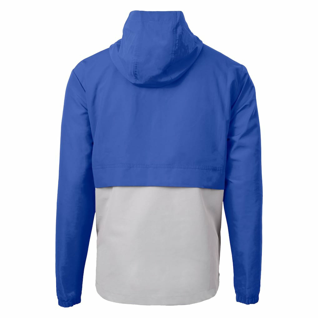 New York Giants Cutter & Buck Charter Eco Recycled Anorak Half-Zip Jacket - Blue outlet