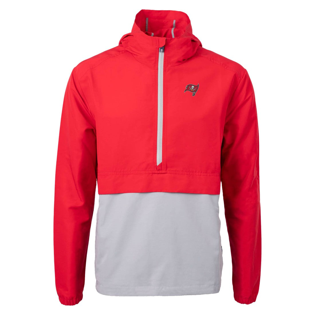 Tampa Bay Buccaneers Cutter & Buck Charter Eco Recycled Anorak Half-Zip Jacket - Red outlet