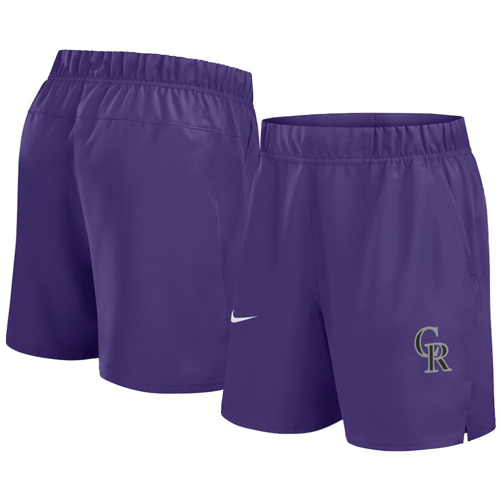 Colorado Rockies Woven Victory Dri-FIT Shorts Purple