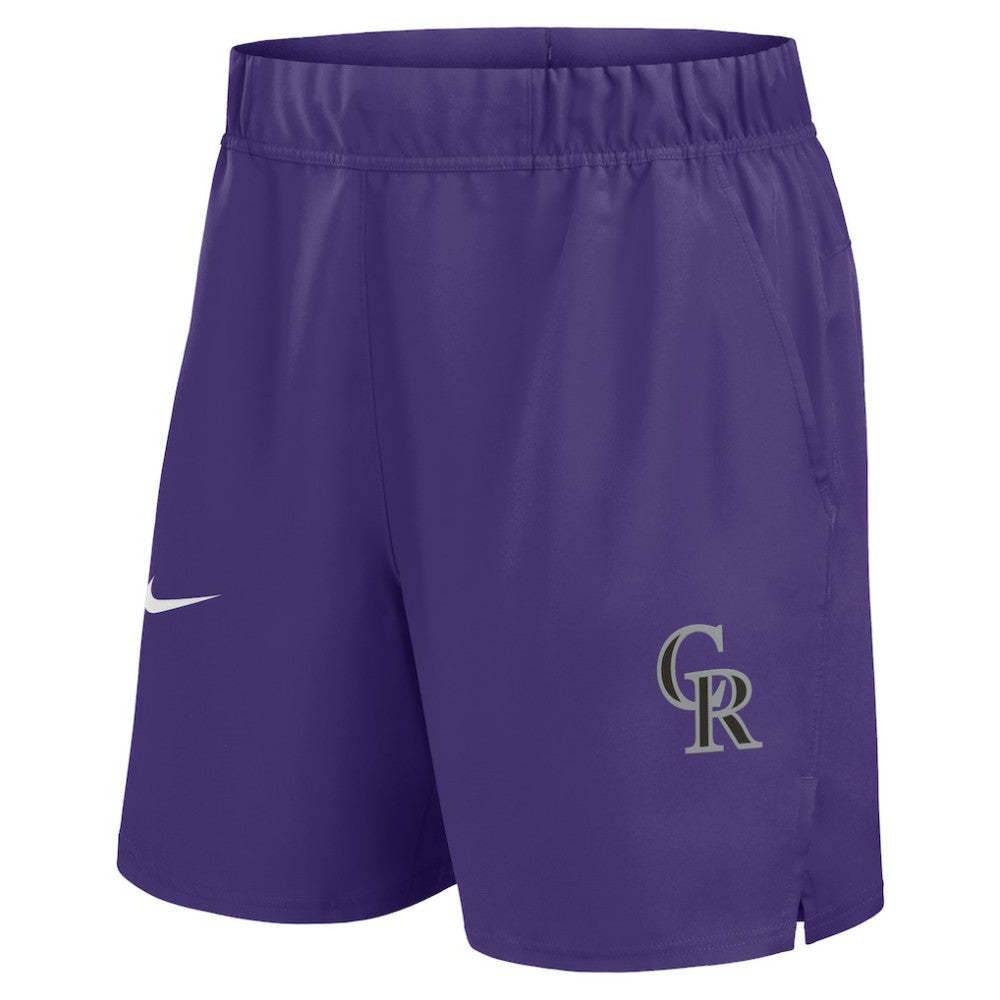 Colorado Rockies Woven Victory Dri-FIT Shorts Purple