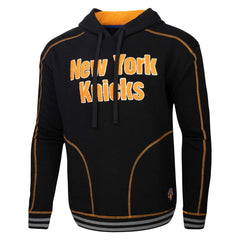 New York Knicks Stadium Essentials Baseline Pullover Hoodie - Black sale