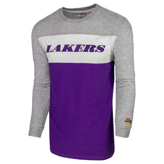Los Angeles Lakers Unisex Loge Long Sleeve T-Shirt - Heather Gray sale