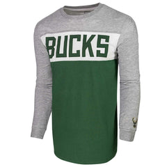 Milwaukee Bucks Unisex Loge Long Sleeve T-Shirt - Heather Gray cheap
