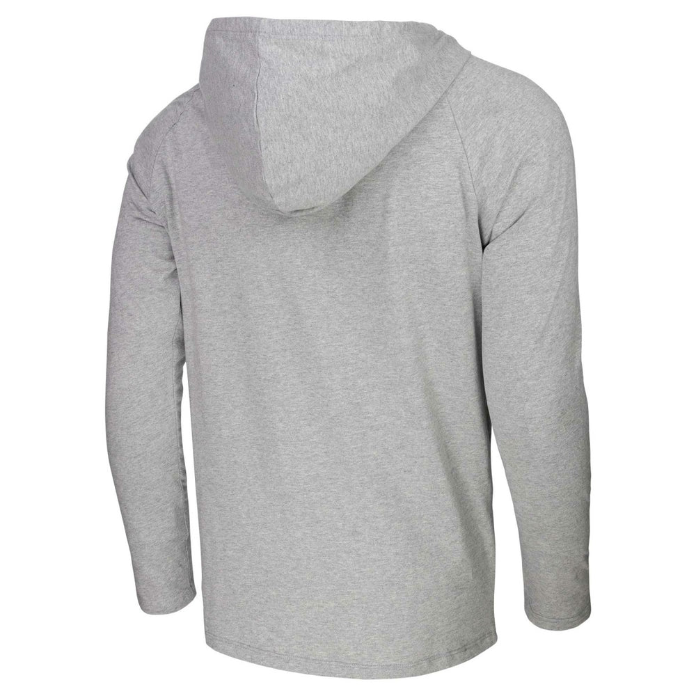 Sacramento Kings Stadium Essentials Atrium Raglan Long Sleeve Hoodie T-Shirt - Heather Gray discount