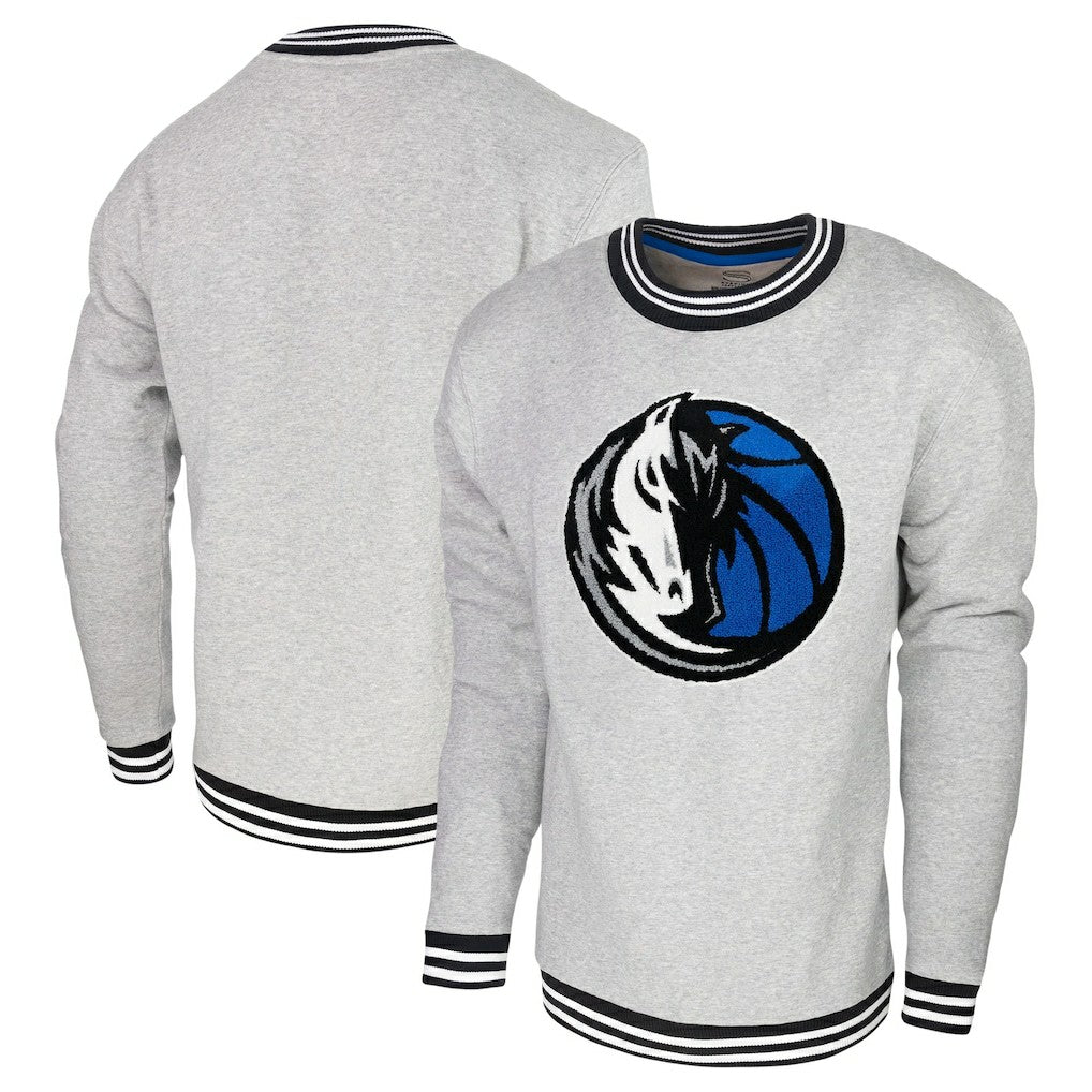 Dallas Mavericks Stadium Essentials Club Level Pullover Sweatshirt sale - Heather Gray on sale