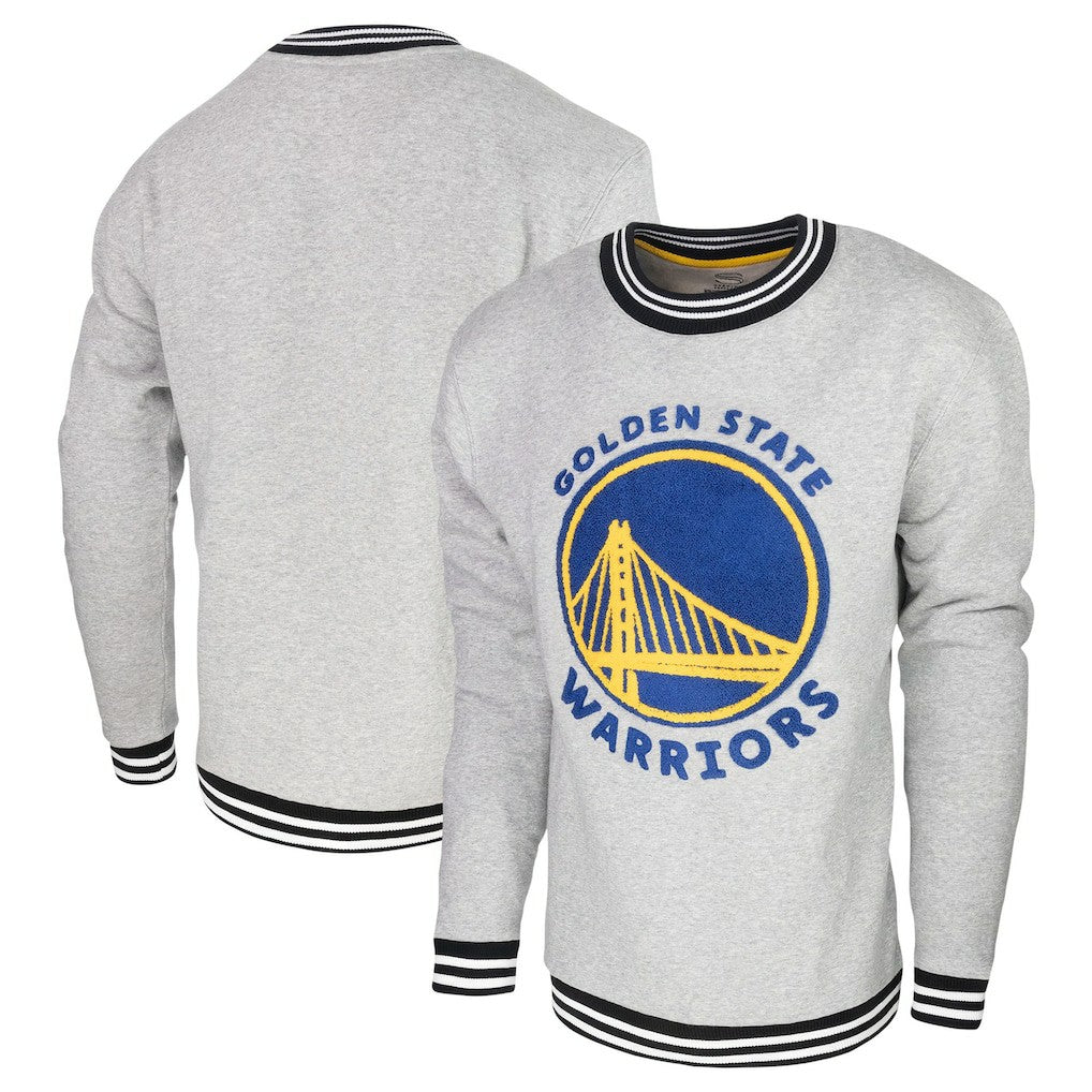 Golden State Warriors Stadium Essentials Club Level Pullover Sweatshirt sale - Heather Gray outlet