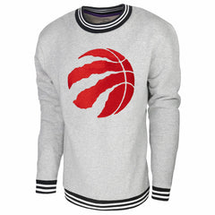 Toronto Raptors Stadium Essentials Club Level Pullover Sweatshirt - Heather Gray discount