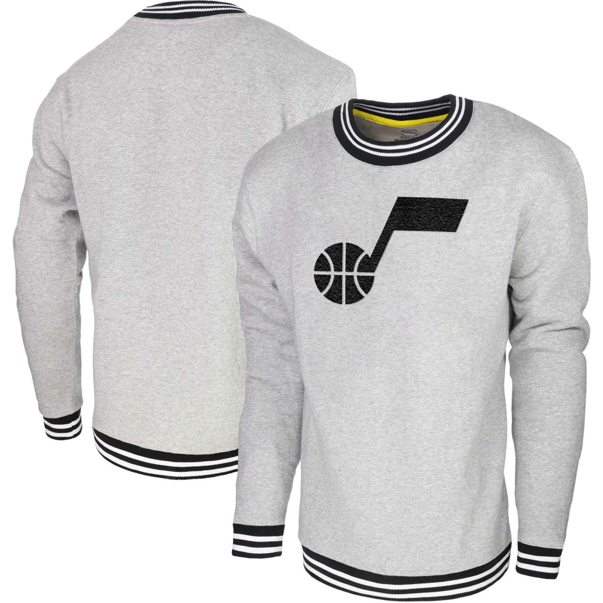 Utah Jazz Stadium Essentials Club Level Pullover Sweatshirt - Heather Gray shop