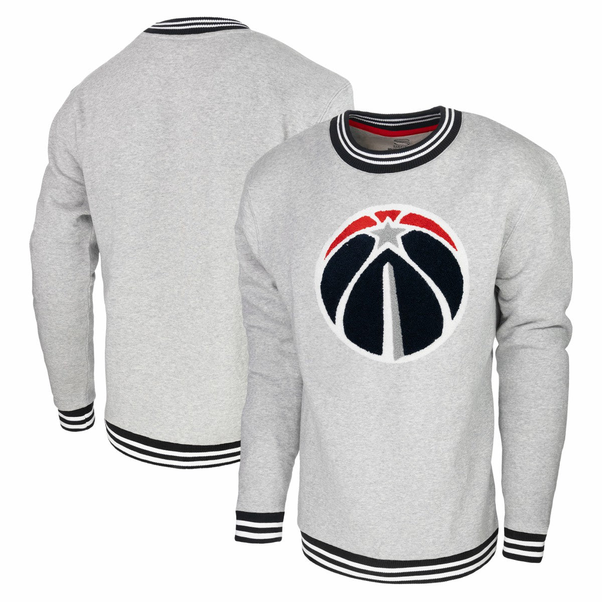 Washington Wizards Stadium Essentials Club Level Pullover Sweatshirt - Heather Gray outlet