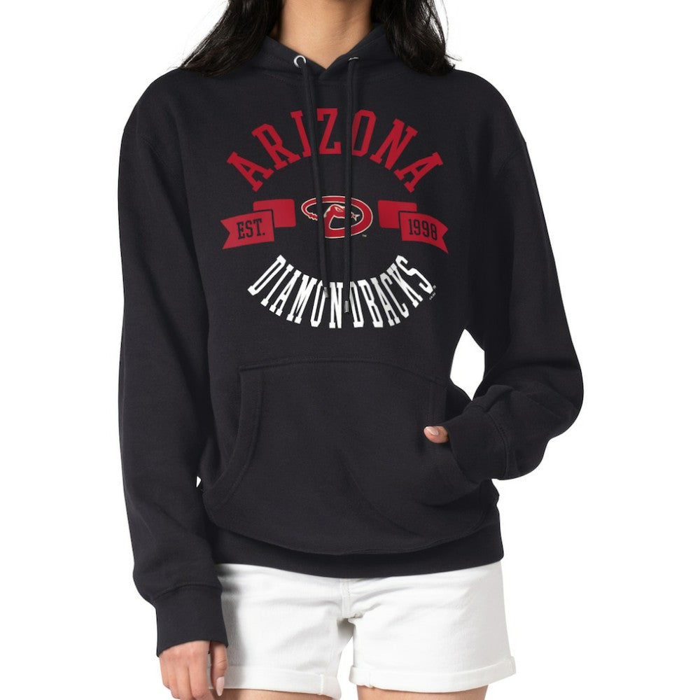 Arizona Diamondbacks G-III 4Her by Carl Banks Women's City Graphic Pullover Hoodie Black