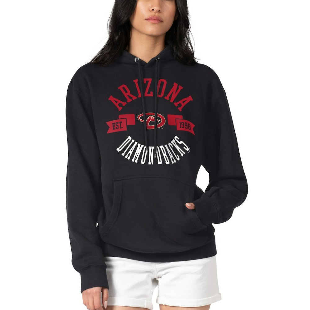 Arizona Diamondbacks G-III 4Her by Carl Banks Women's City Graphic Pullover Hoodie Black
