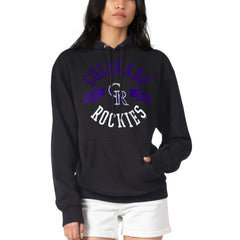 Colorado Rockies G-III 4Her by Carl Banks Women's City Graphic Pullover Hoodie Black