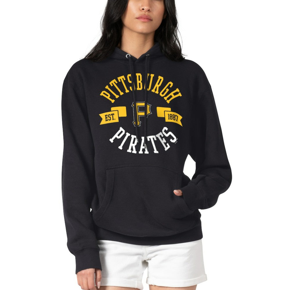 Pittsburgh Pirates G-III 4Her by Carl Banks Women's City Graphic Pullover Hoodie Black