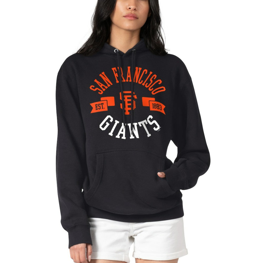 San Francisco Giants G-III 4Her by Carl Banks Women's City Graphic Pullover Hoodie Black