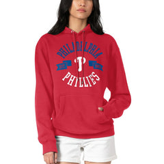 Philadelphia Phillies G-III 4Her by Carl Banks Women's City Graphic Pullover Hoodie Red