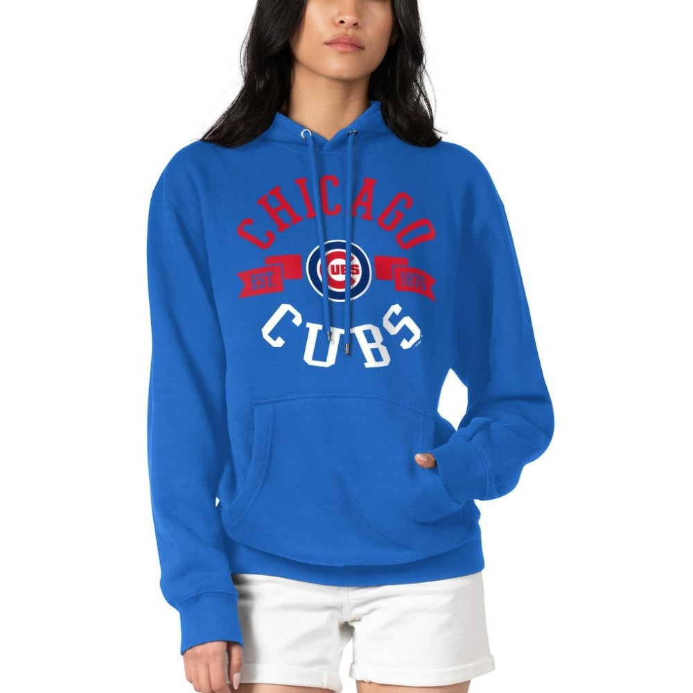 Chicago Cubs G-III 4Her by Carl Banks Women's City Graphic Pullover Hoodie Royal
