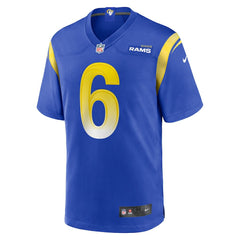 Tre'Vius Hodges-Tomlinson Los Angeles Rams Team Game Jersey - Royal discount
