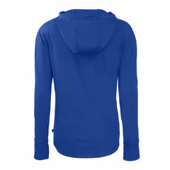 Denver Broncos Cutter & Buck Women's Throwback Daybreak Eco Recycled Half-Zip Hoodie - Blue outlet