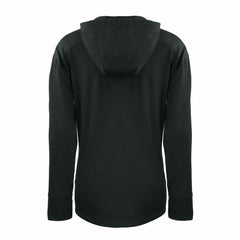 Detroit Lions Cutter & Buck Women's Throwback Daybreak Eco Recycled Half-Zip Hoodie - Black on sale