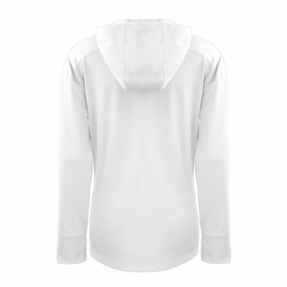 Detroit Lions Cutter & Buck Women's Throwback Daybreak Eco Recycled Half-Zip Hoodie - White on sale