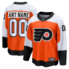 Philadelphia Flyers Fanatics Home Breakaway Custom Jersey - Orange Jerseys