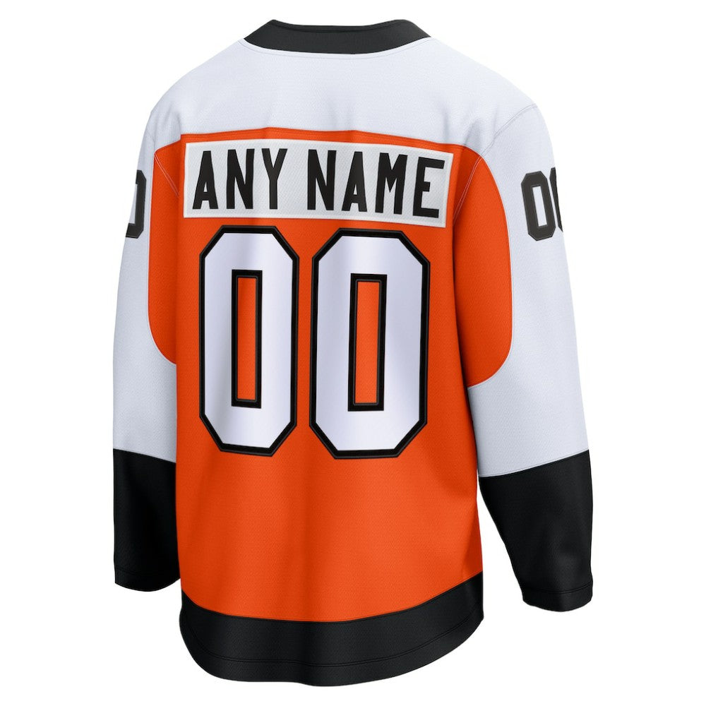 Philadelphia Flyers Fanatics Home Breakaway Custom Jersey - Orange Jerseys