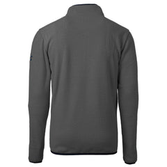 New Orleans Saints Cutter & Buck Throwback Cascade Eco Sherpa Fleece Quarter-Zip Pullover Jacket - Gray/Black on sale