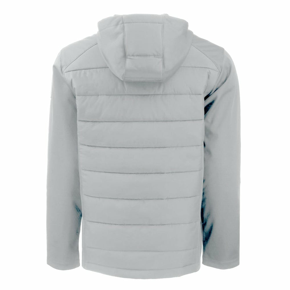 Denver Broncos Cutter & Buck Throwback Evoke Hybrid Eco Softshell Recycled Full-Zip Hoodie Jacket - Gray online
