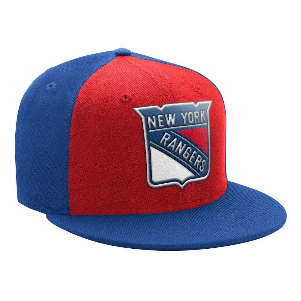 New York Rangers Starter Logo Two-Tone Snapback Hat - Red/Blue Hats