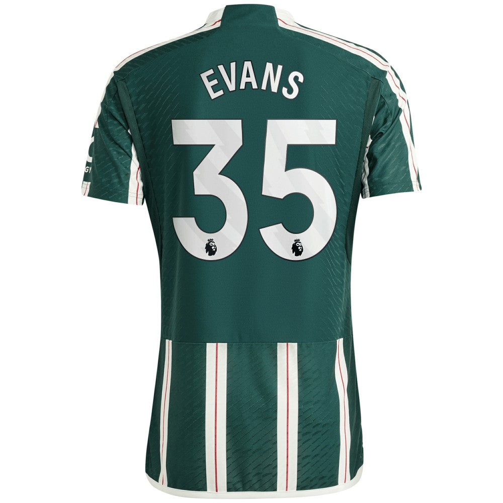 Jonny Evans Manchester United 2023/24 Away Player Jersey – Green on sale