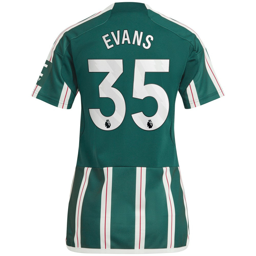 Jonny Evans Manchester United Women's 2023/24 Away Replica Player Jersey – Green shop