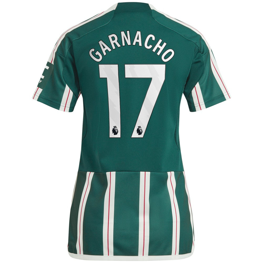 Alejandro Garnacho Manchester United Women's 2023/24 Away Replica Player Jersey – Green outlet