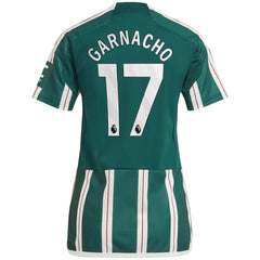 Alejandro Garnacho Manchester United Women's 2023/24 Away Replica Player Jersey – Green outlet