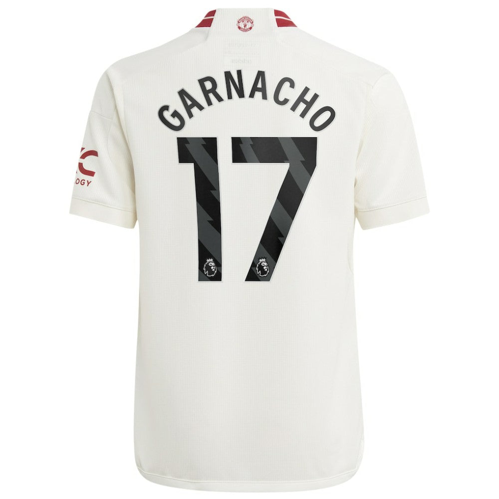 Alejandro Garnacho Manchester United Youth 2023/24 Third Replica Player Jersey – White sale