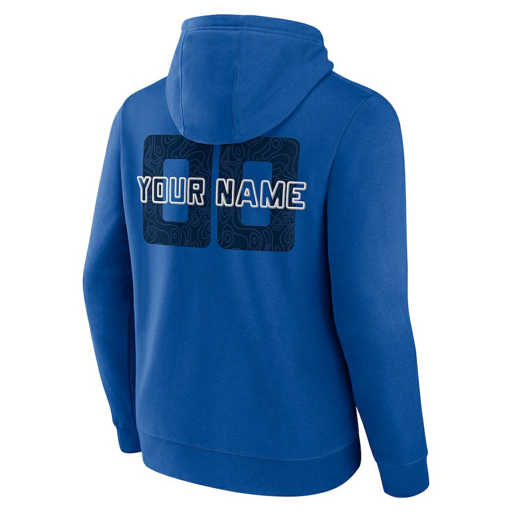 Dallas Mavericks Stellar Personalized Name & Number Pullover Hoodie sale - Blue sale