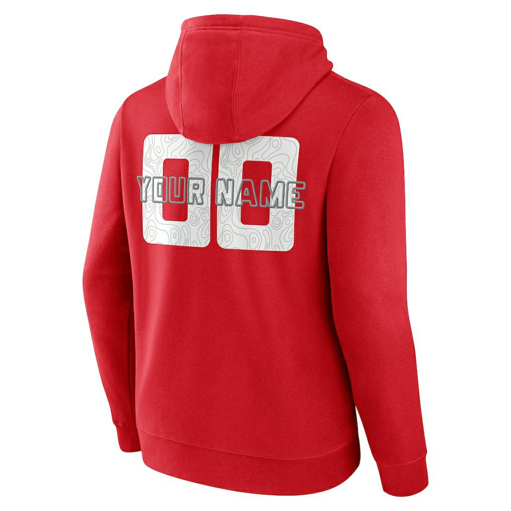 Houston Rockets Stellar Personalized Name & Number Pullover Hoodie - Red outlet