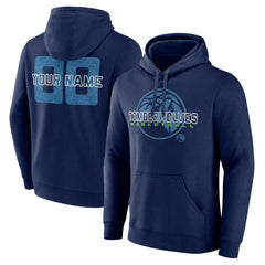 Minnesota Timberwolves Stellar Personalized Name & Number Pullover Hoodie - Navy outlet