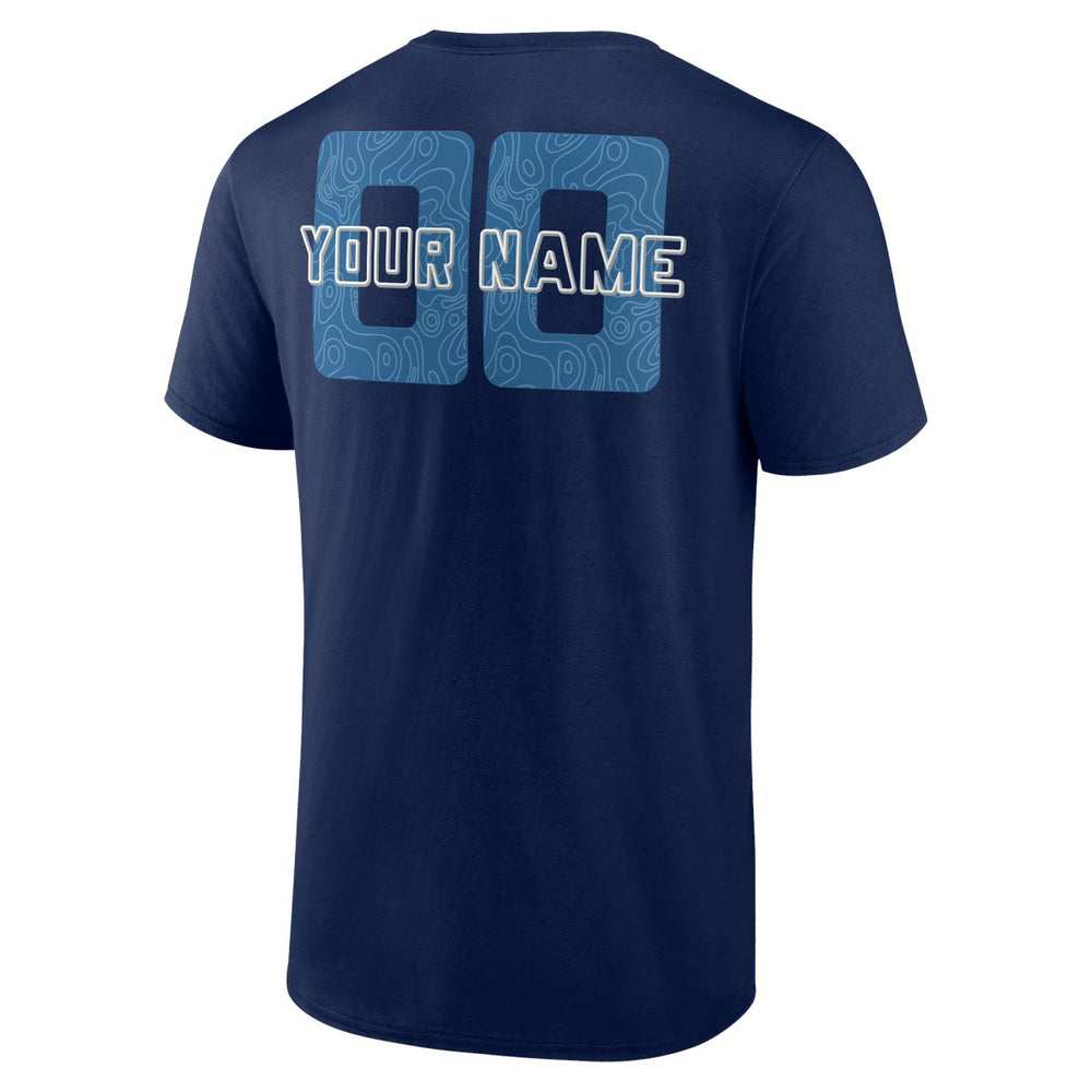 Minnesota Timberwolves Stellar Personalized Name & Number T-Shirt - Navy discount